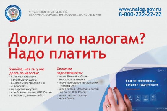 Узнайте, нет ли у Вас долга по налогам?