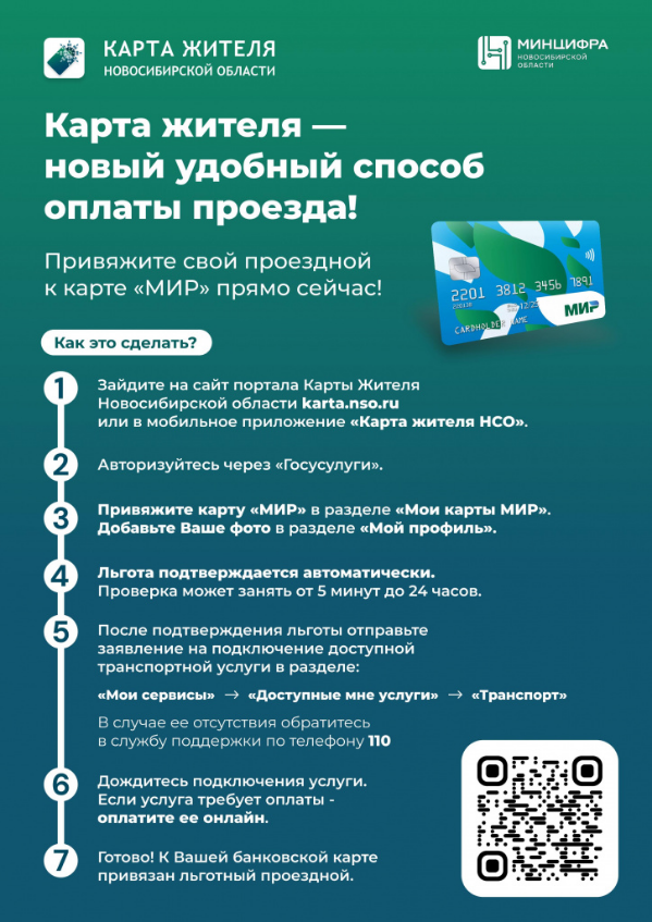 Карта жителя Новосибирской области - новый удобный способ оплаты проезда